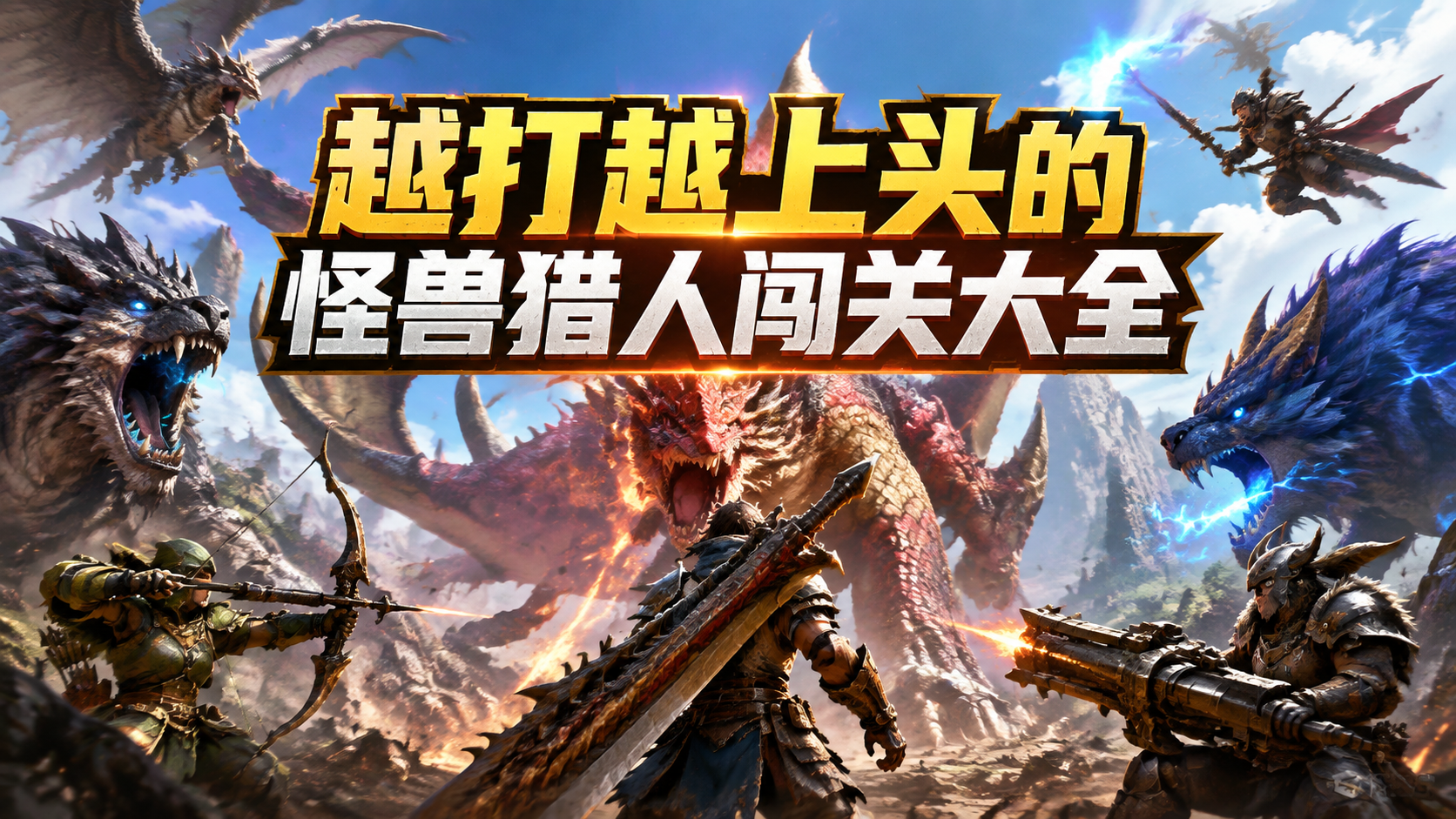 越打越上头的怪兽猎人闯关大全