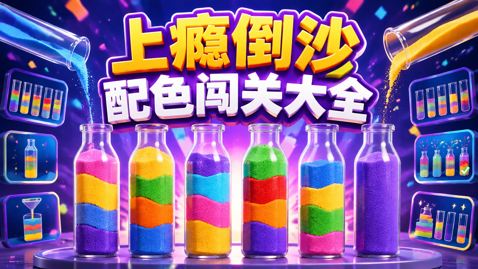 上瘾倒沙配色闯关大全