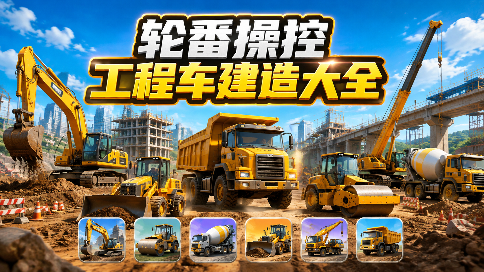 轮番操控工程车建造大全