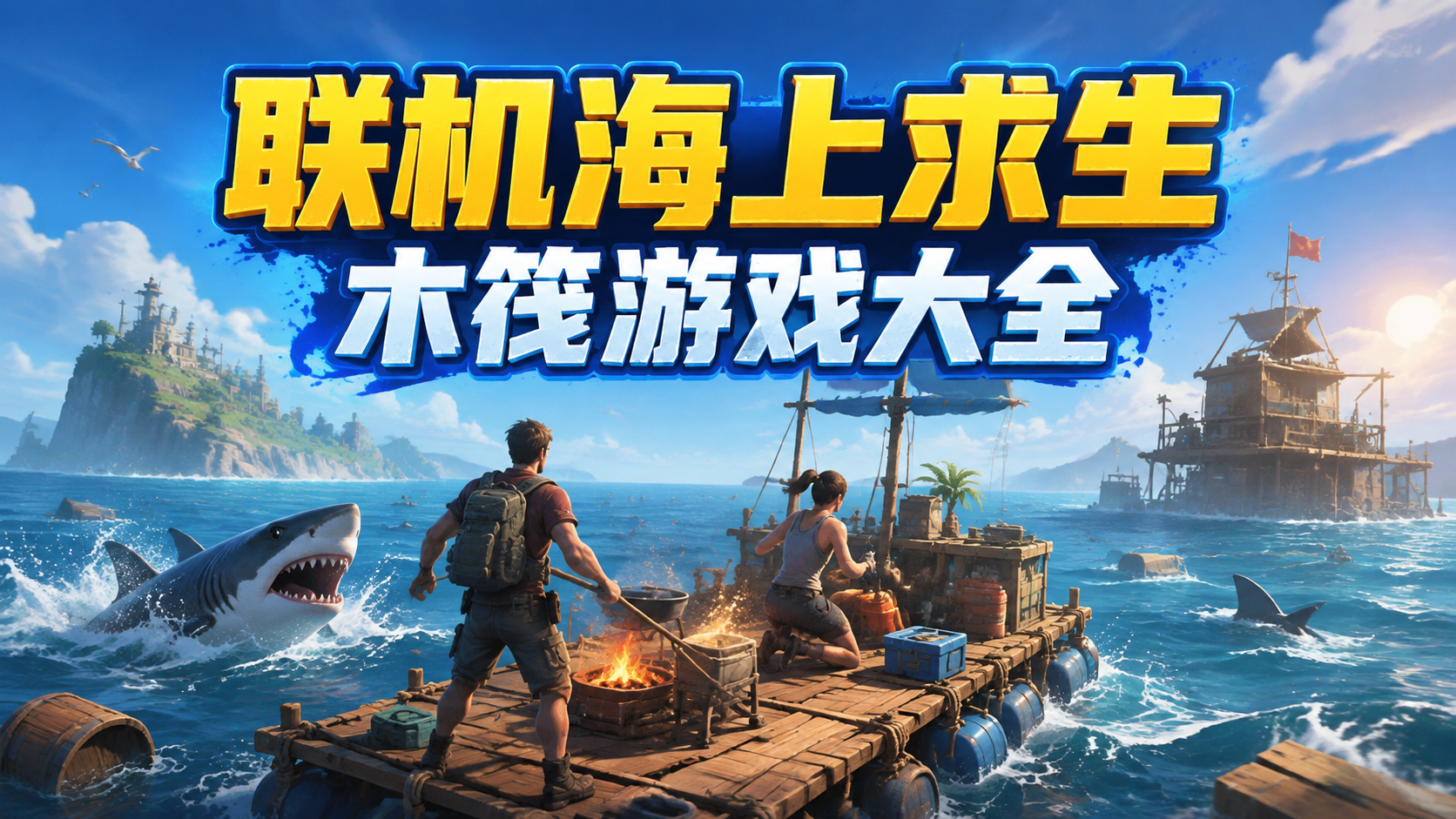 联机海上求生木筏游戏大全