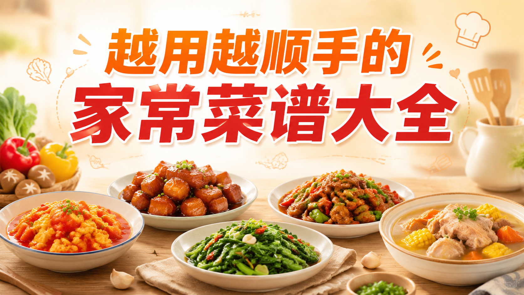 越用越顺手的家常菜谱大全