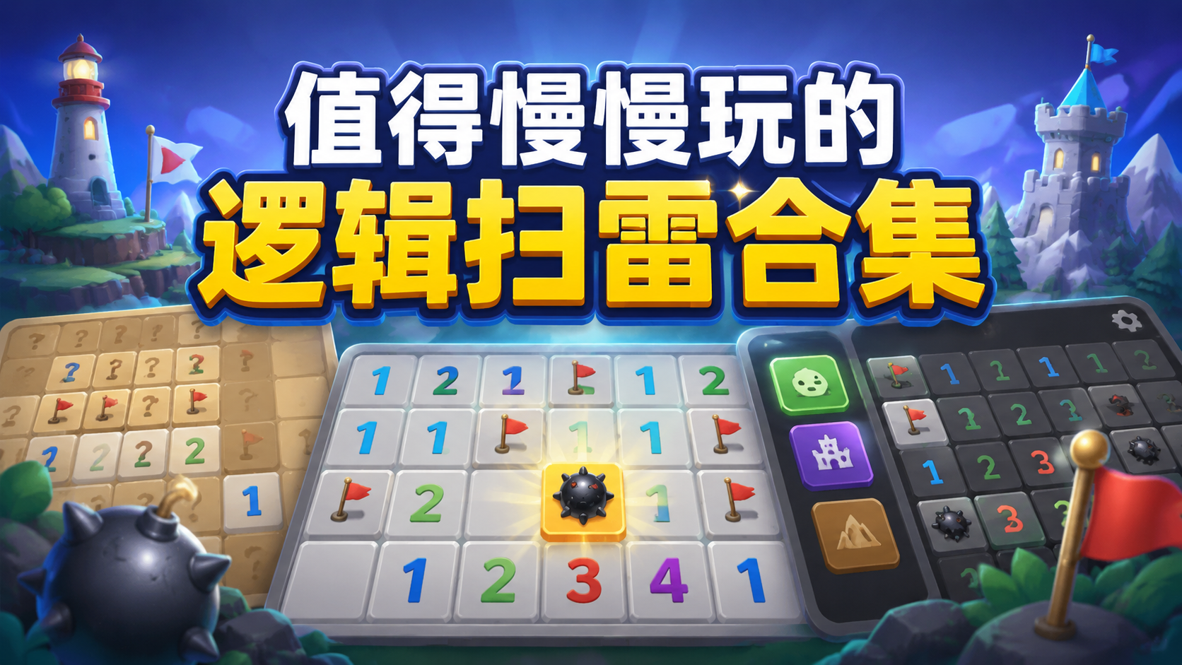 值得慢慢玩的逻辑扫雷合集