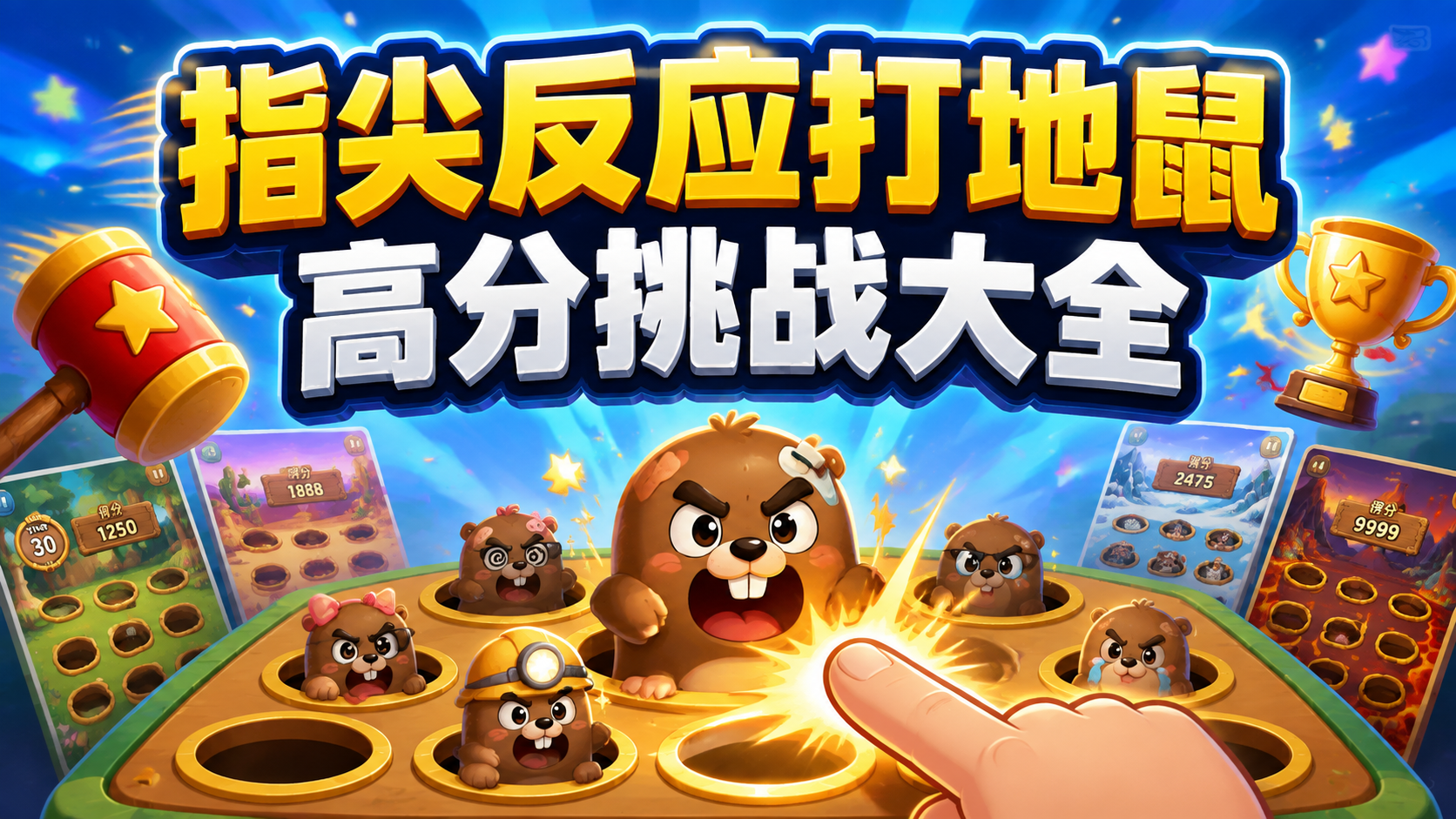 指尖反应打地鼠高分挑战大全