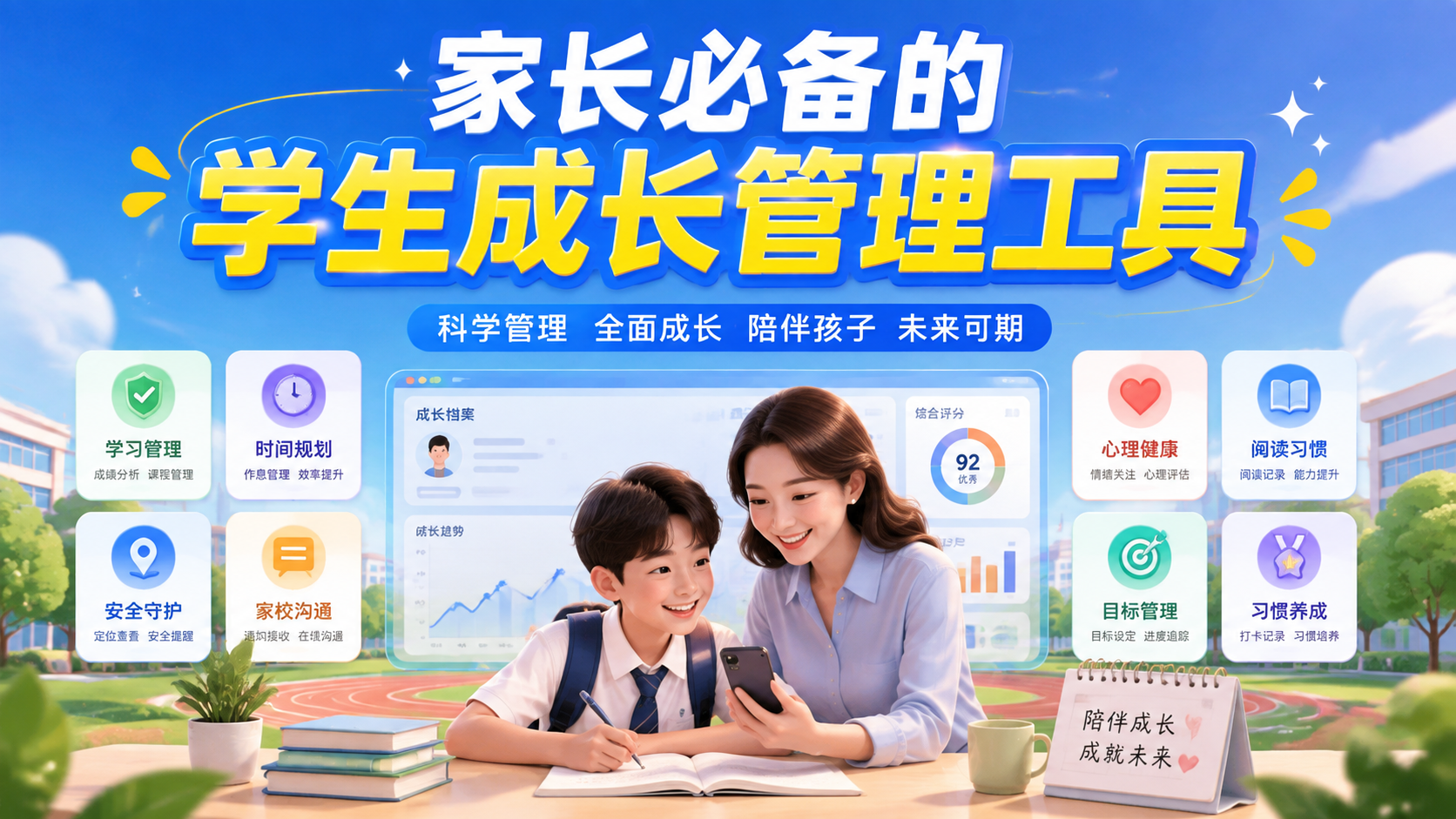 家长必备的学生成长管理工具