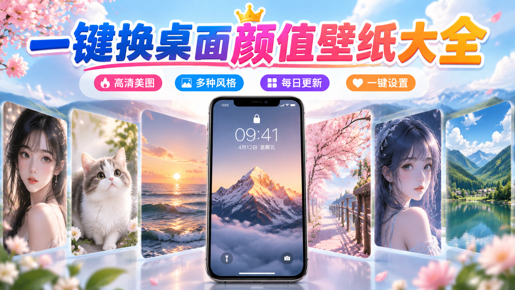 一键换桌面颜值壁纸大全