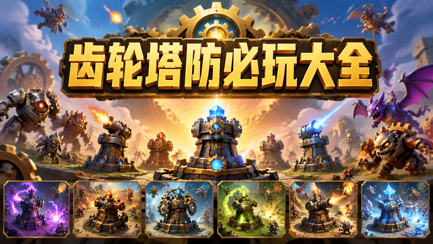 齿轮塔防必玩大全
