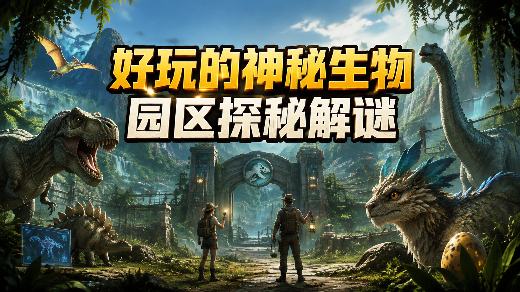 好玩的神秘生物园区探秘解谜