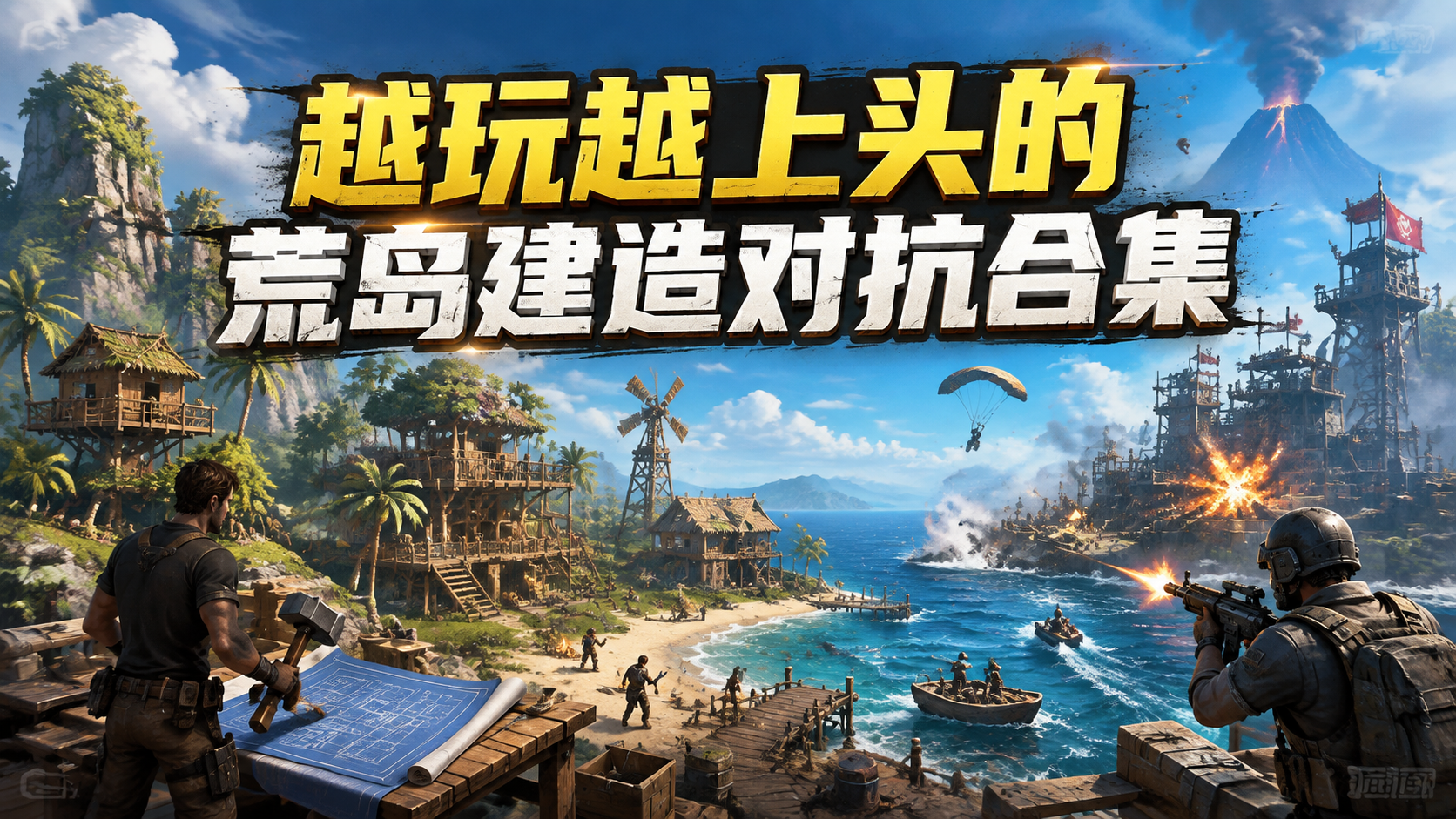 越玩越上头的荒岛建造对抗合集