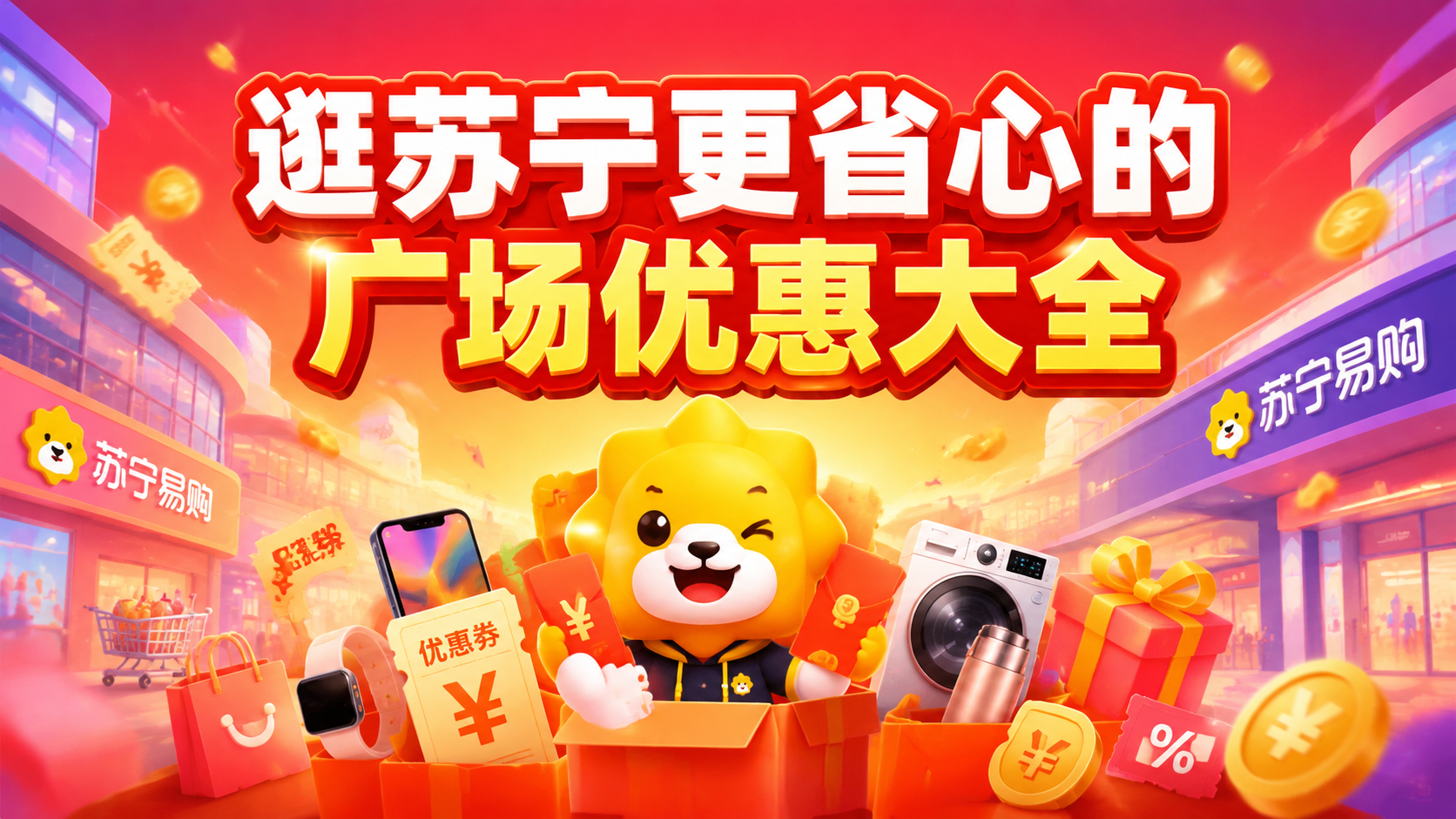 逛苏宁更省心的广场优惠大全
