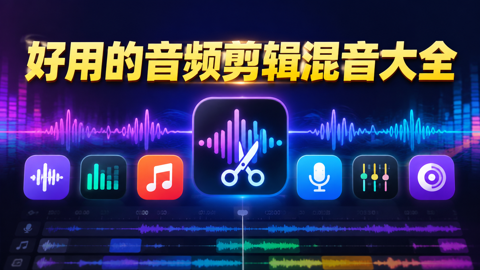 好用的音频剪辑混音大全