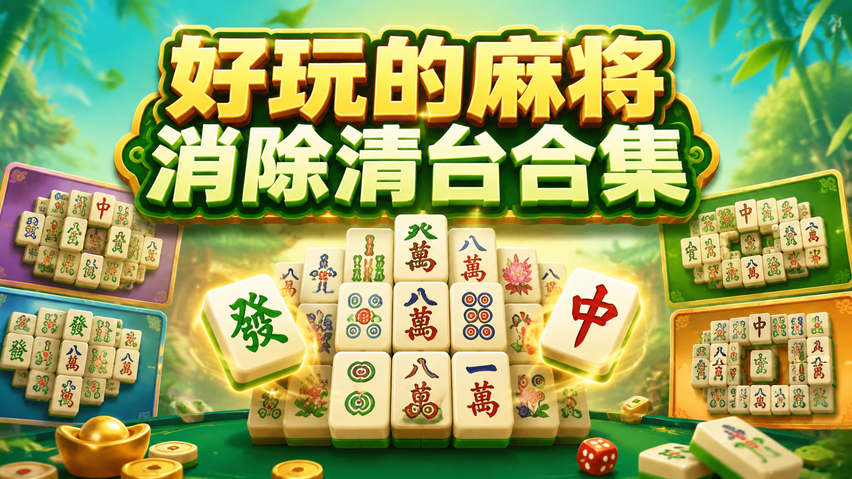 好玩的麻将消除清台合集