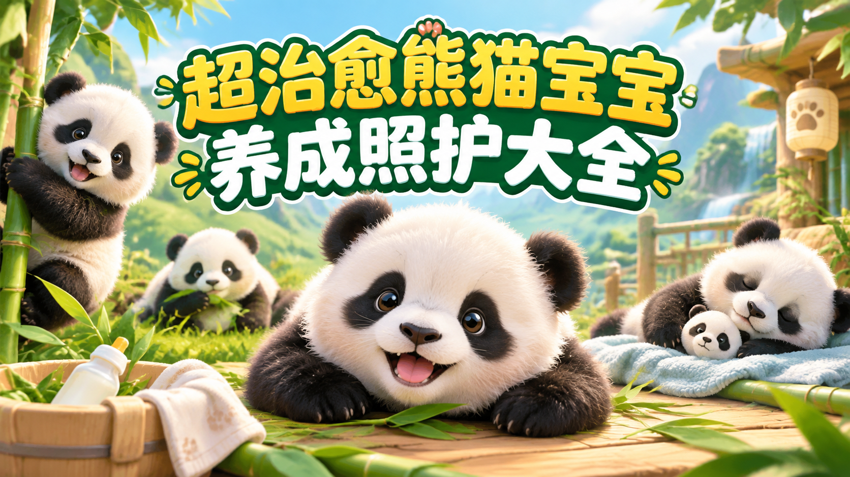 超治愈熊猫宝宝养成照护大全