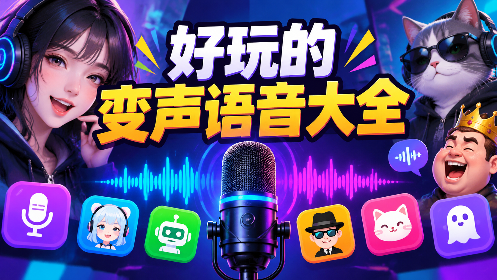 好玩的变声语音大全