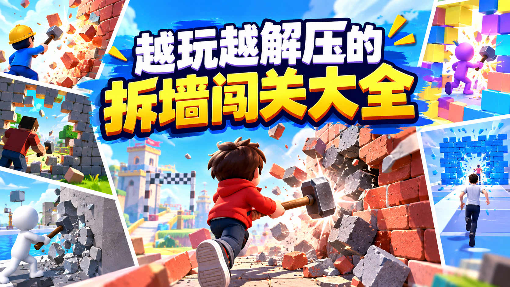 越玩越解压的拆墙闯关大全