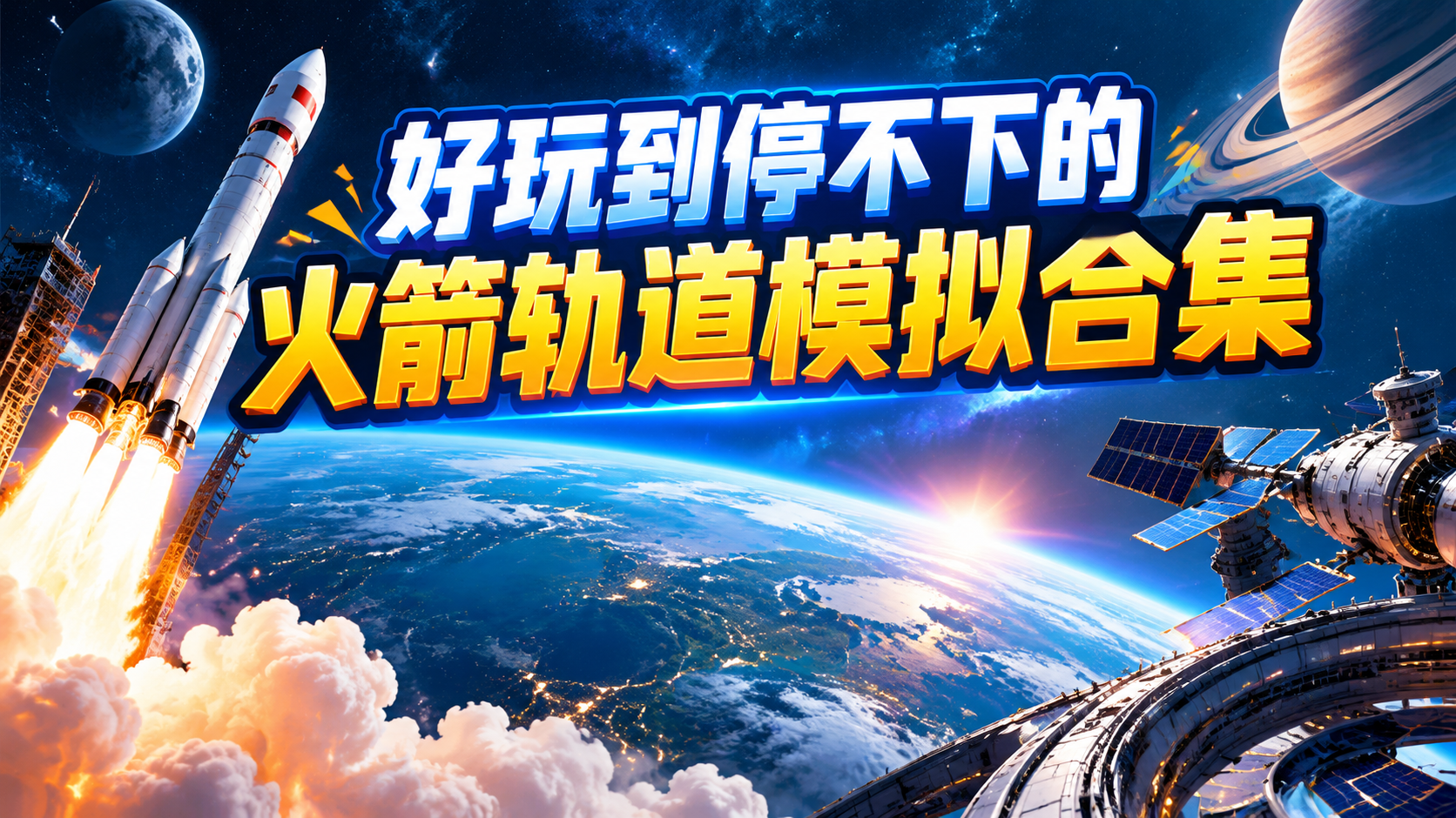 好玩到停不下的火箭轨道模拟合集