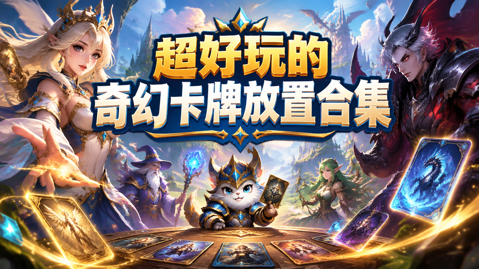 超好玩的奇幻卡牌放置合集