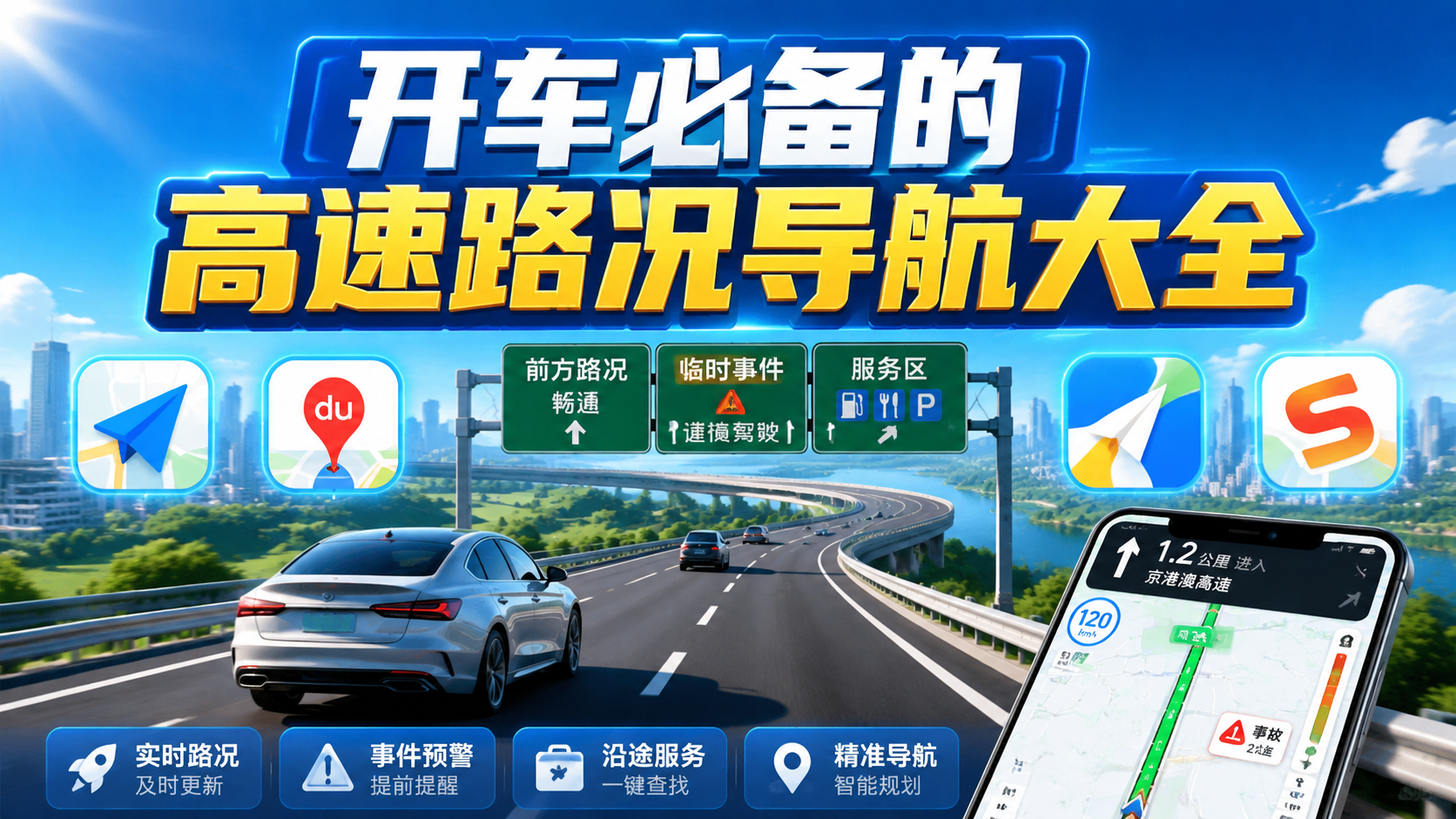 开车必备的高速路况导航大全