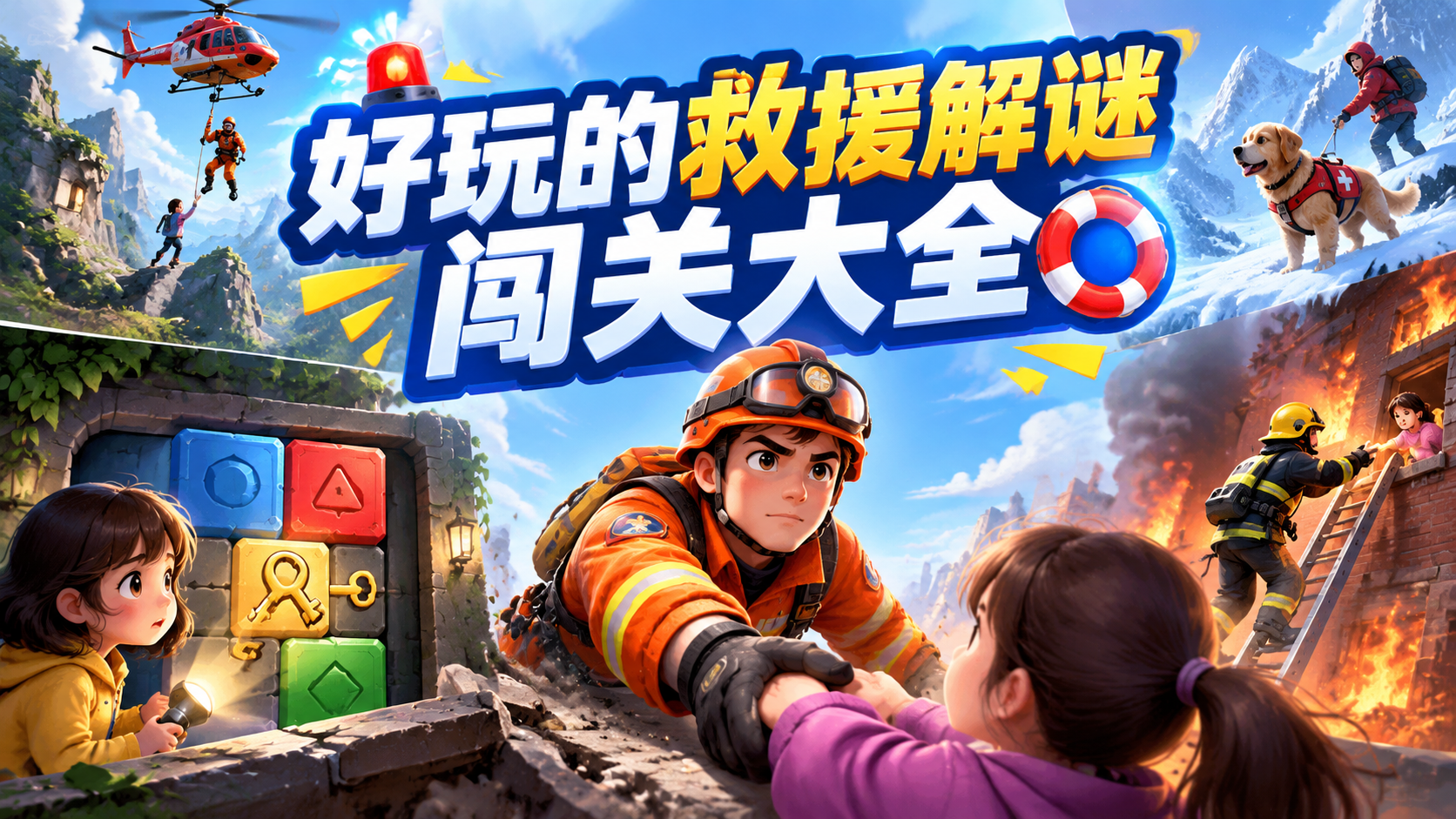 好玩的救援解谜闯关大全