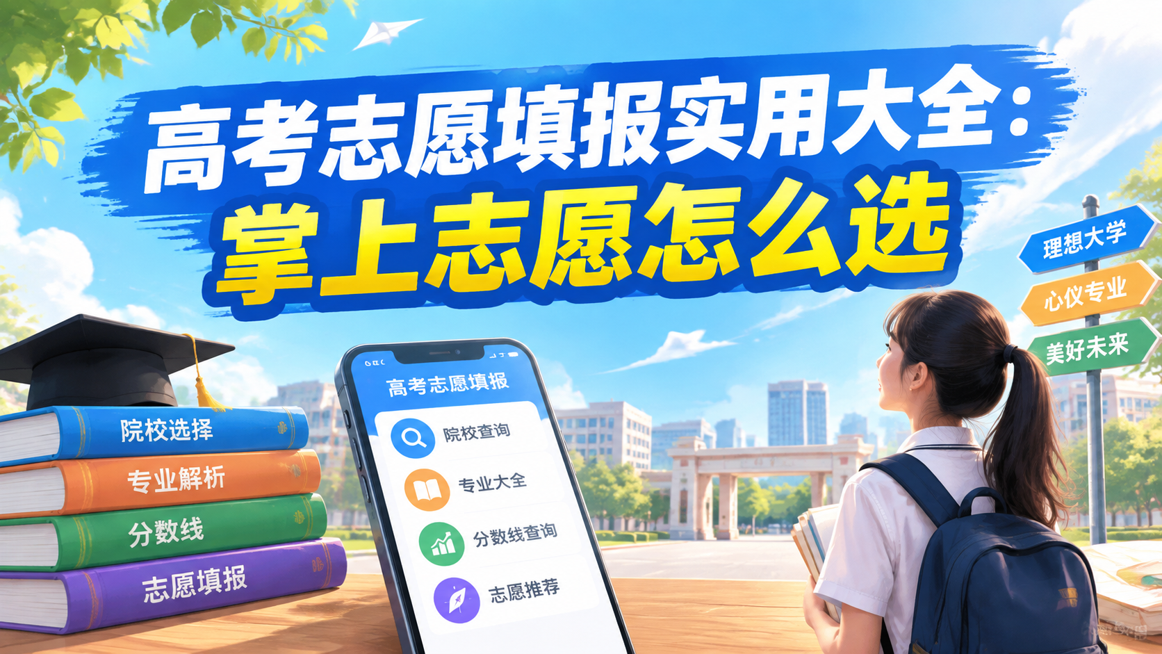 高考志愿填报实用大全：掌上志愿怎么选
