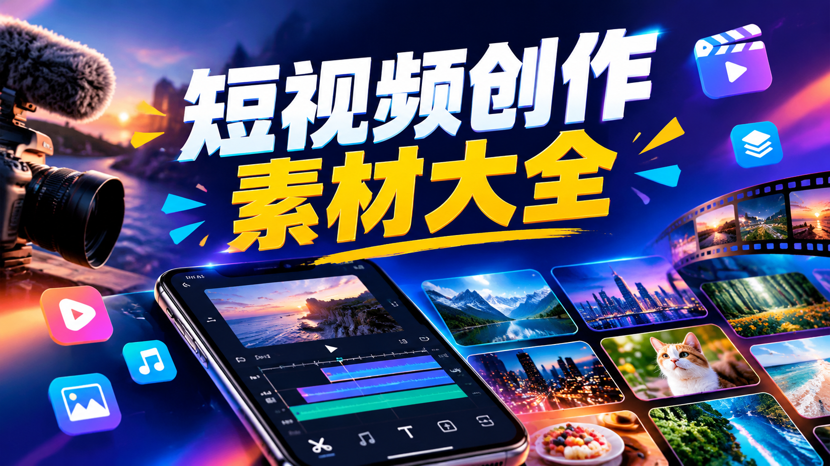 短视频创作素材大全