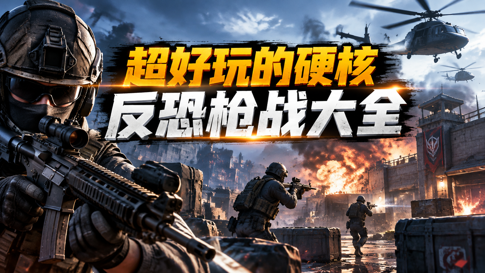 超好玩的硬核反恐枪战大全