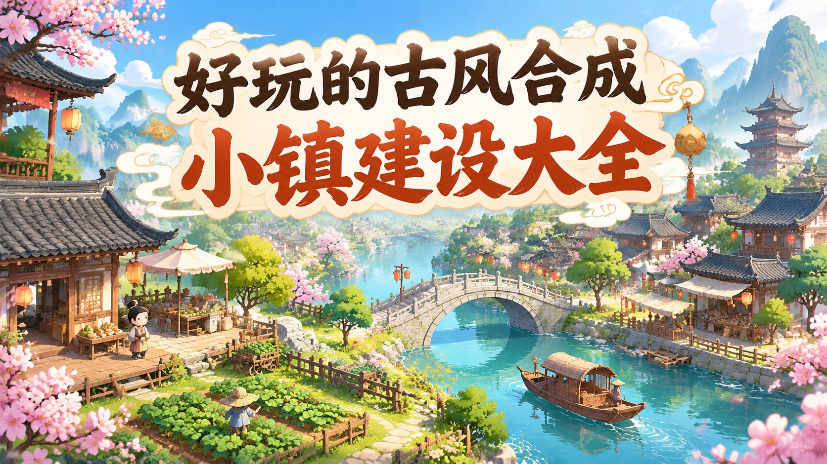 好玩的古风合成小镇建设大全
