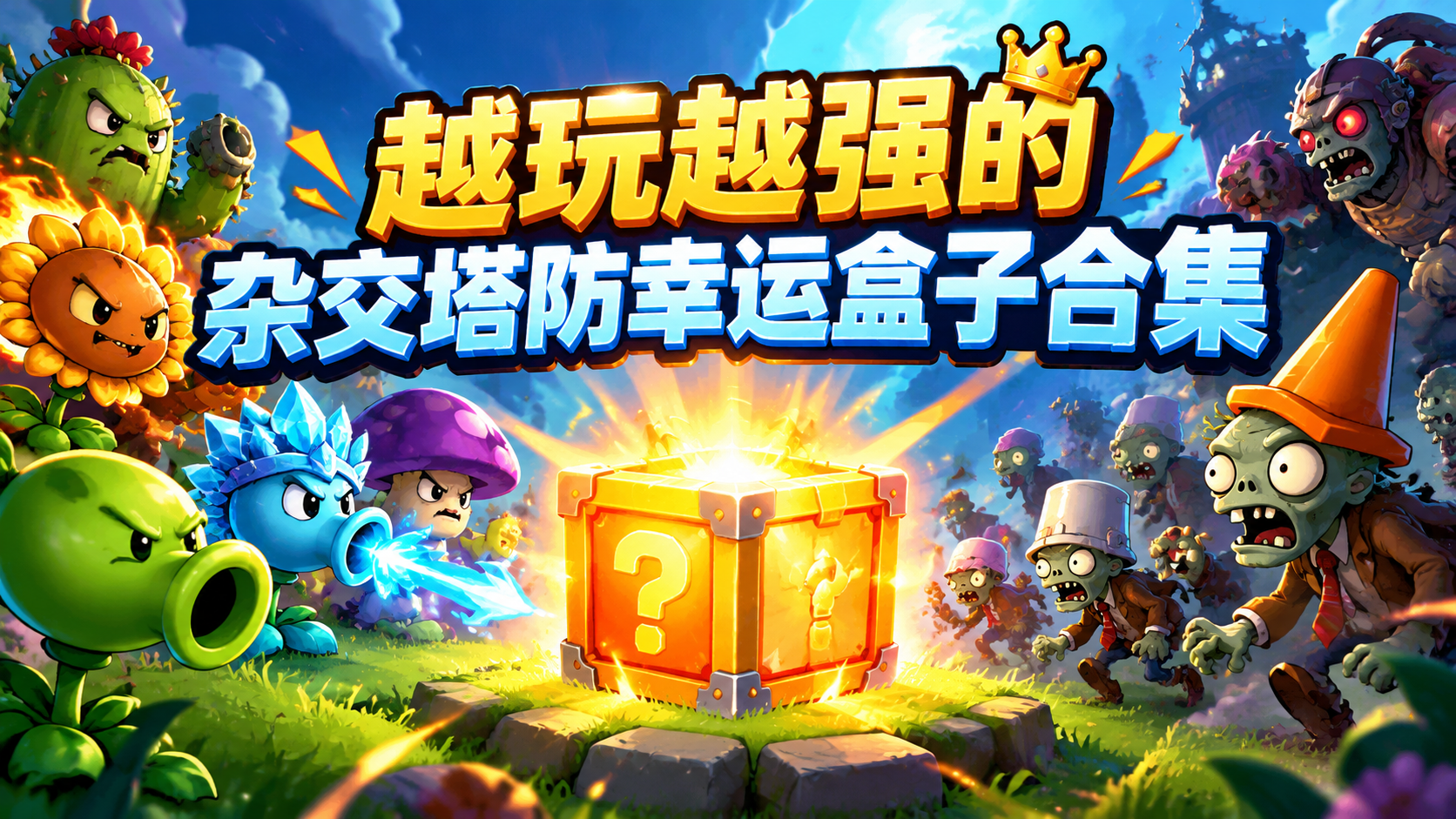 越玩越强的杂交塔防幸运盒子合集