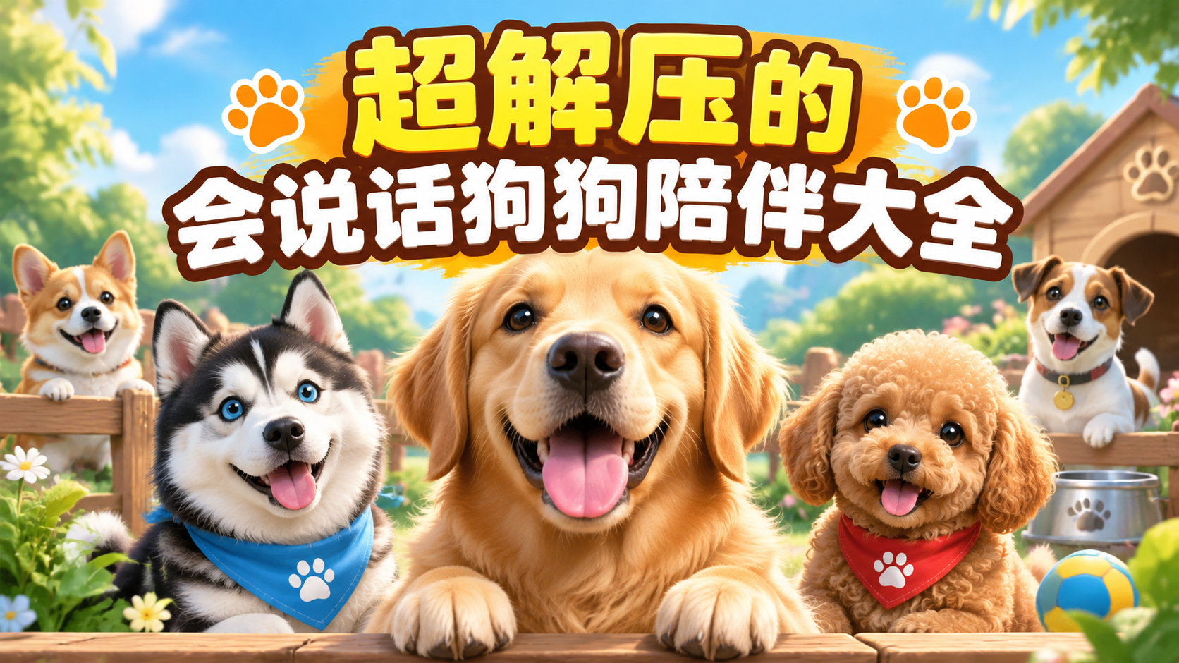 超解压的会说话狗狗陪伴大全
