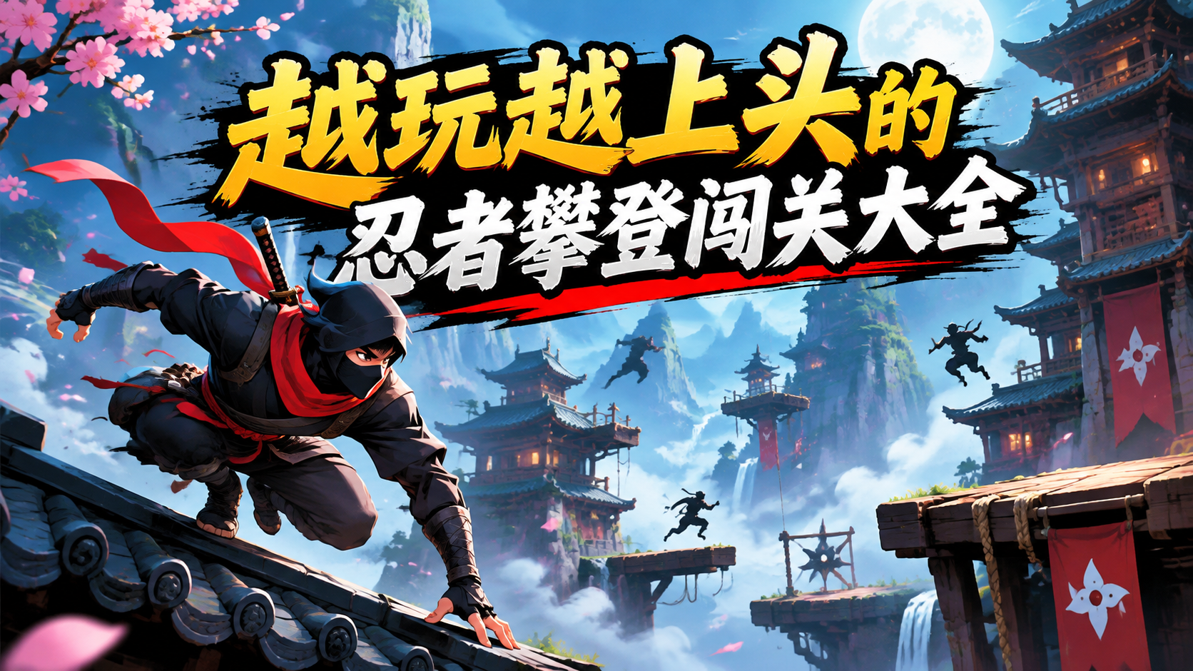 越玩越上头的忍者攀登闯关大全