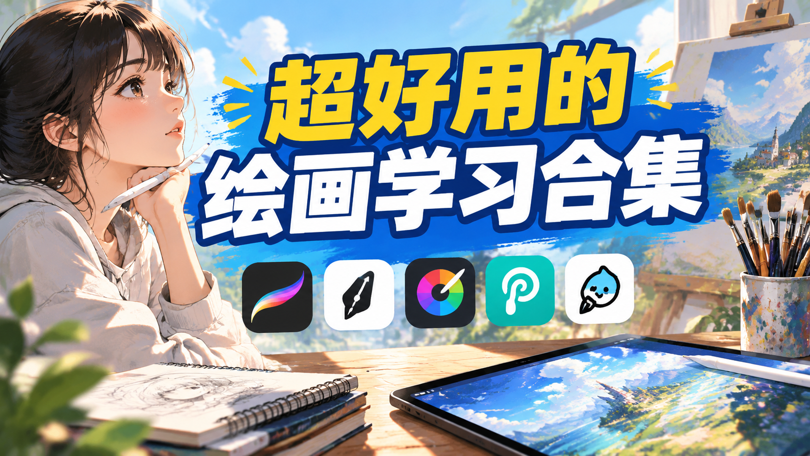 超好用的绘画学习合集