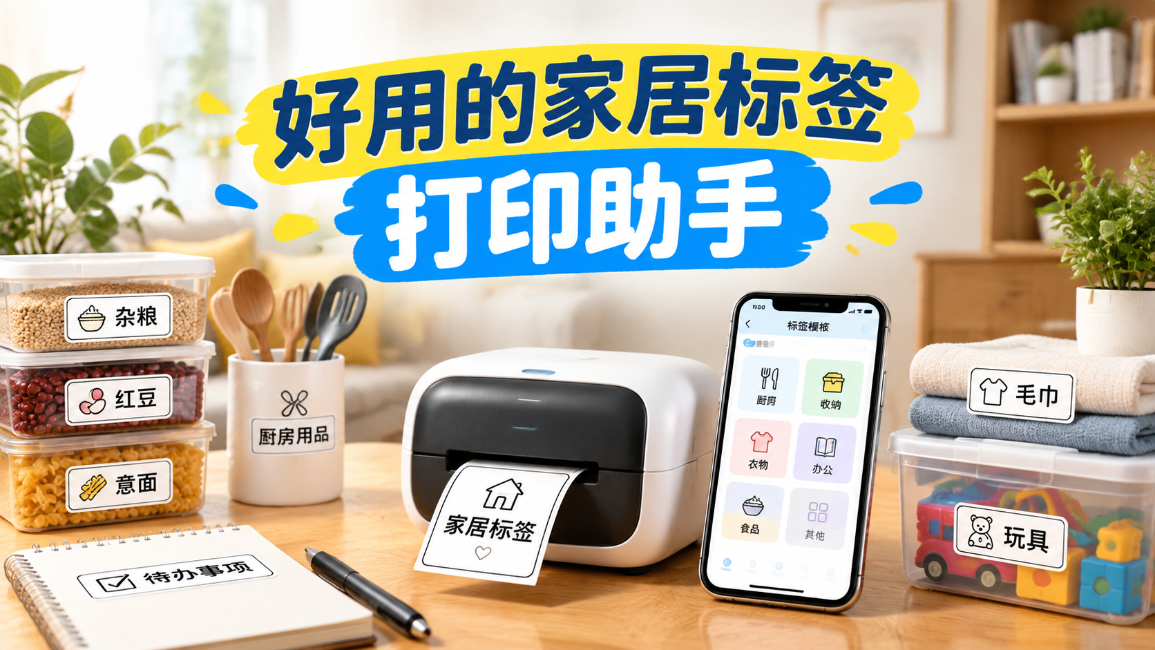 好用的家居标签打印助手
