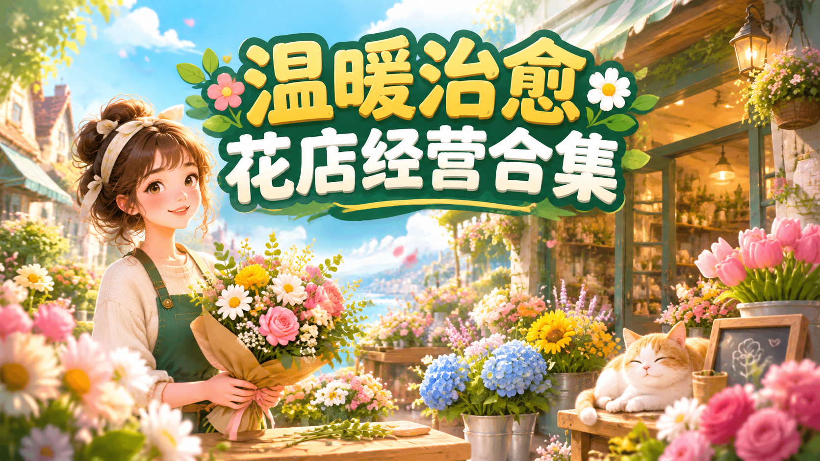 温暖治愈花店经营合集