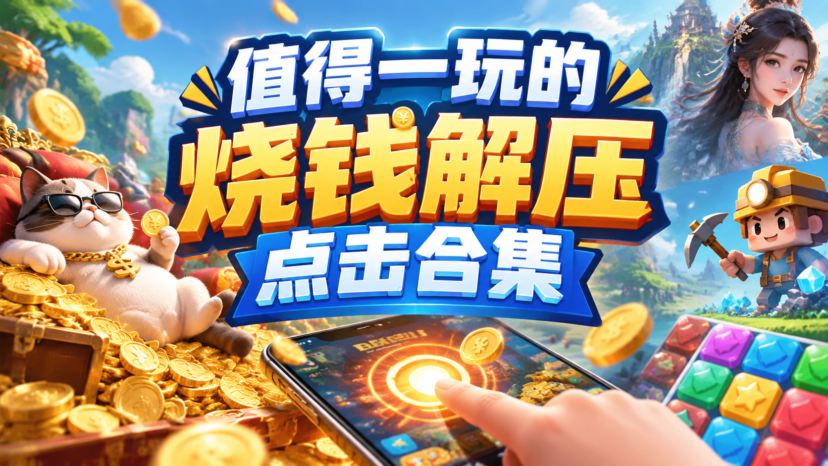 值得一玩的烧钱解压点击合集