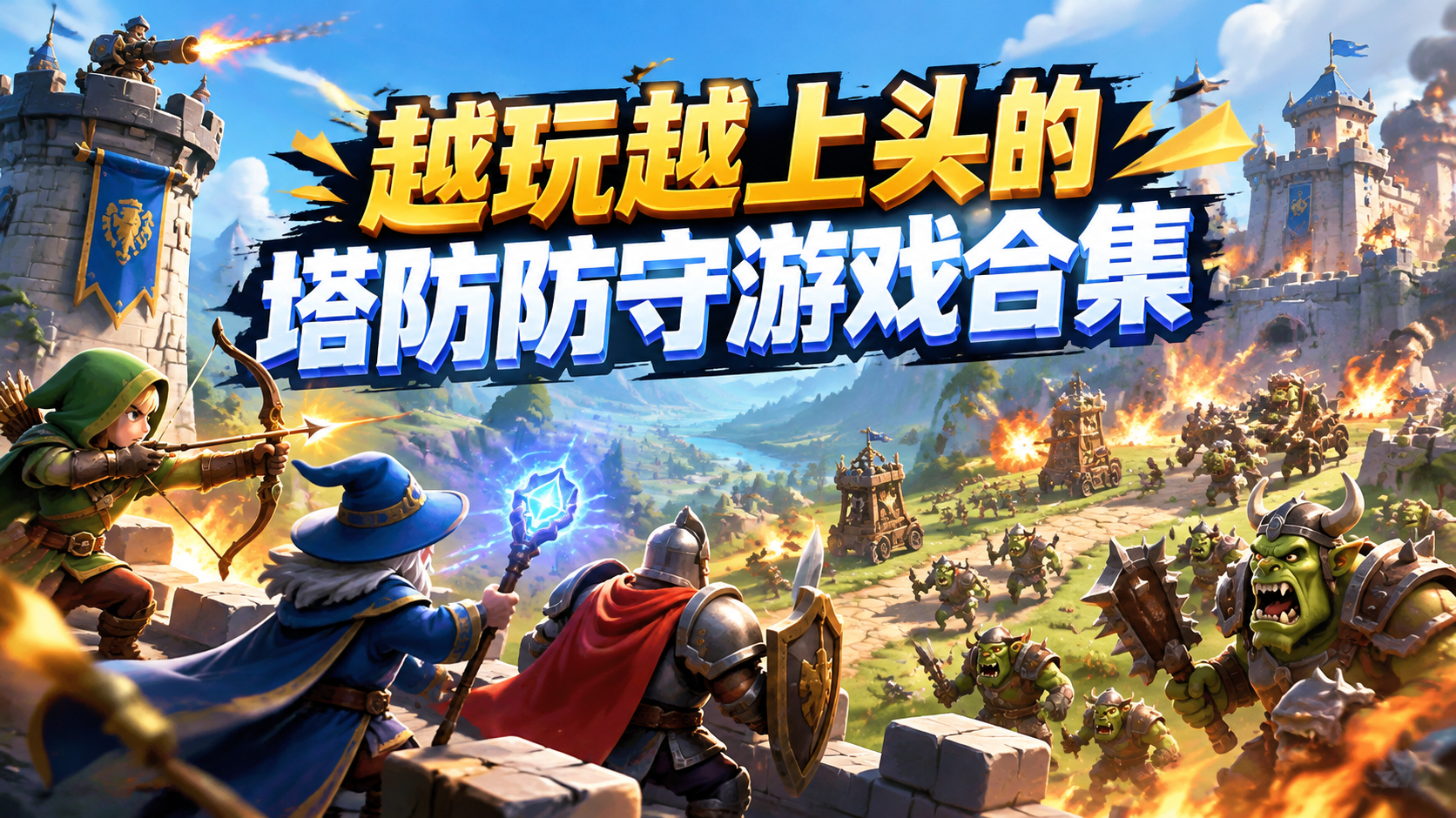 越玩越上头的塔防防守游戏合集