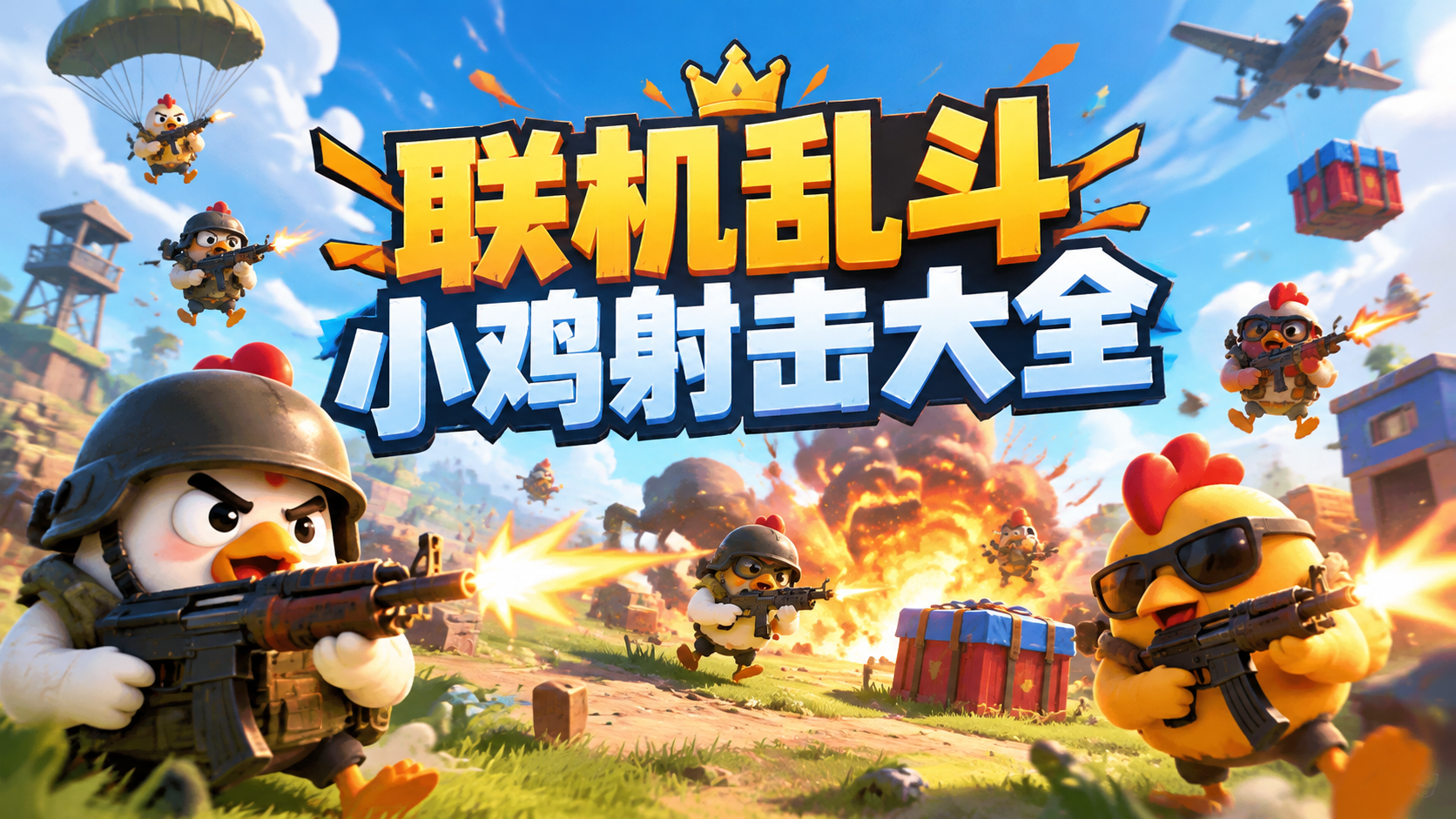 联机乱斗小鸡射击大全