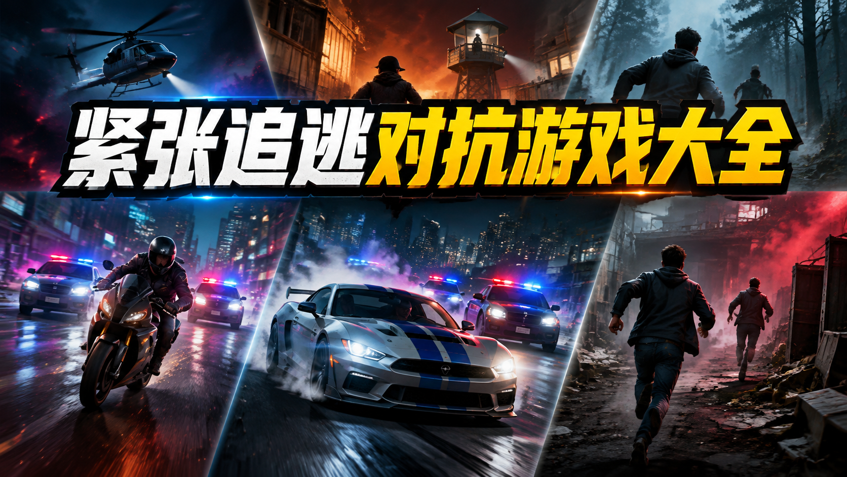 紧张追逃对抗游戏大全