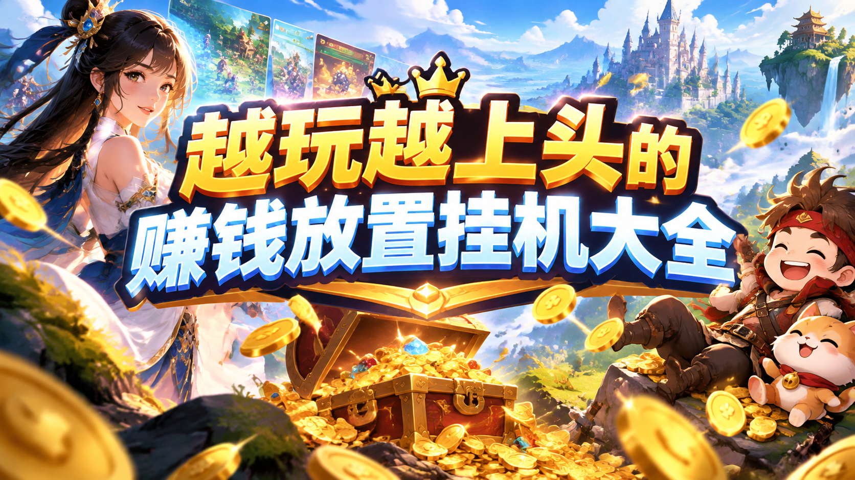 越玩越上头的赚钱放置挂机大全