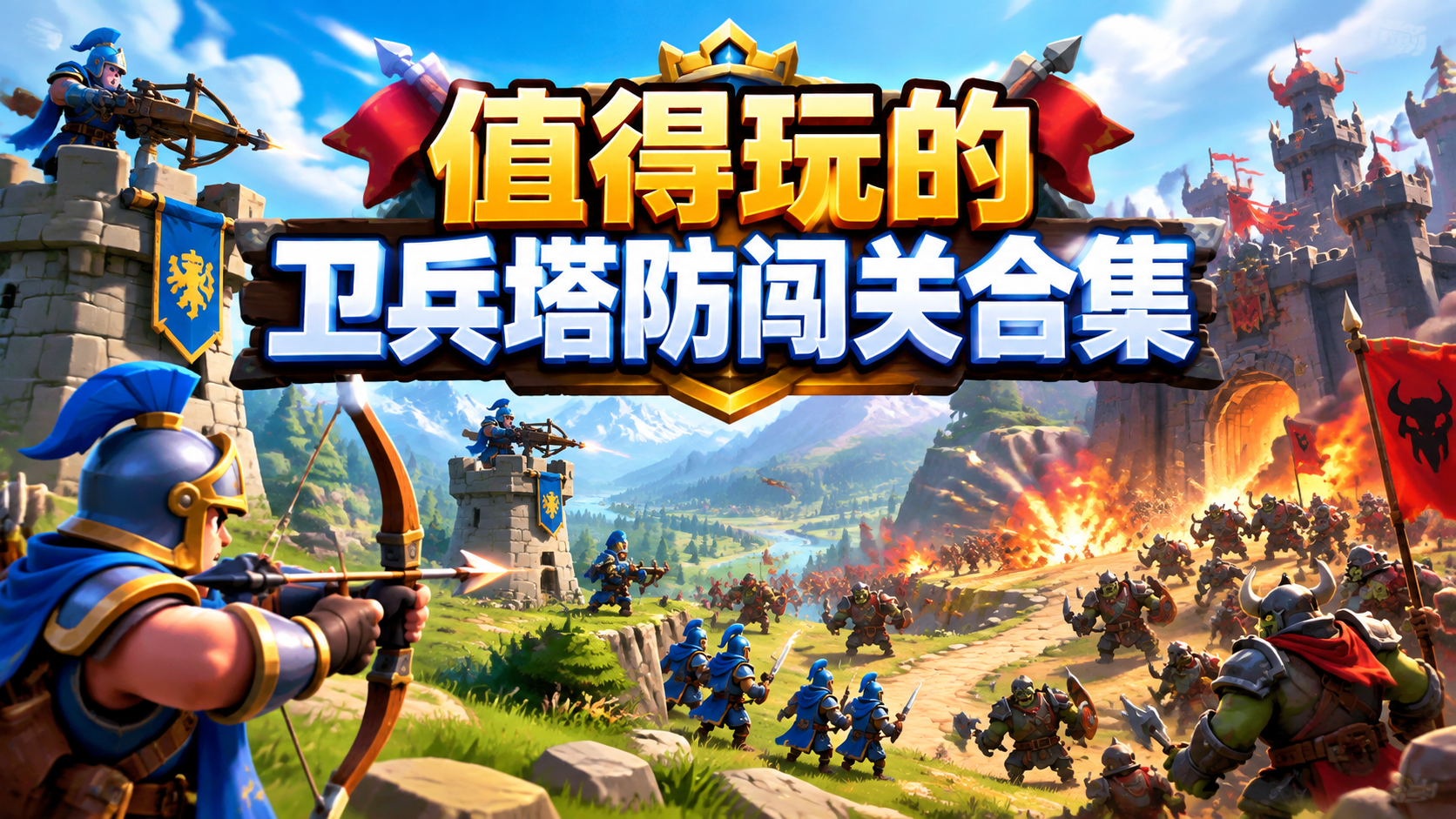 值得玩的卫兵塔防闯关合集