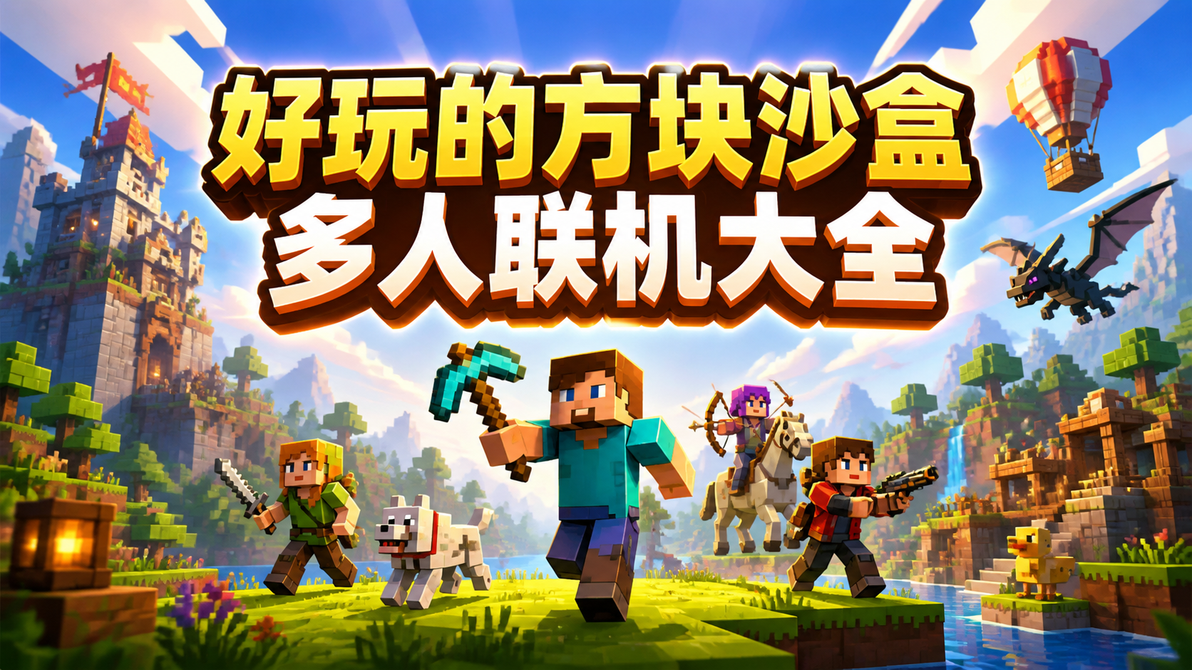 好玩的方块沙盒多人联机大全