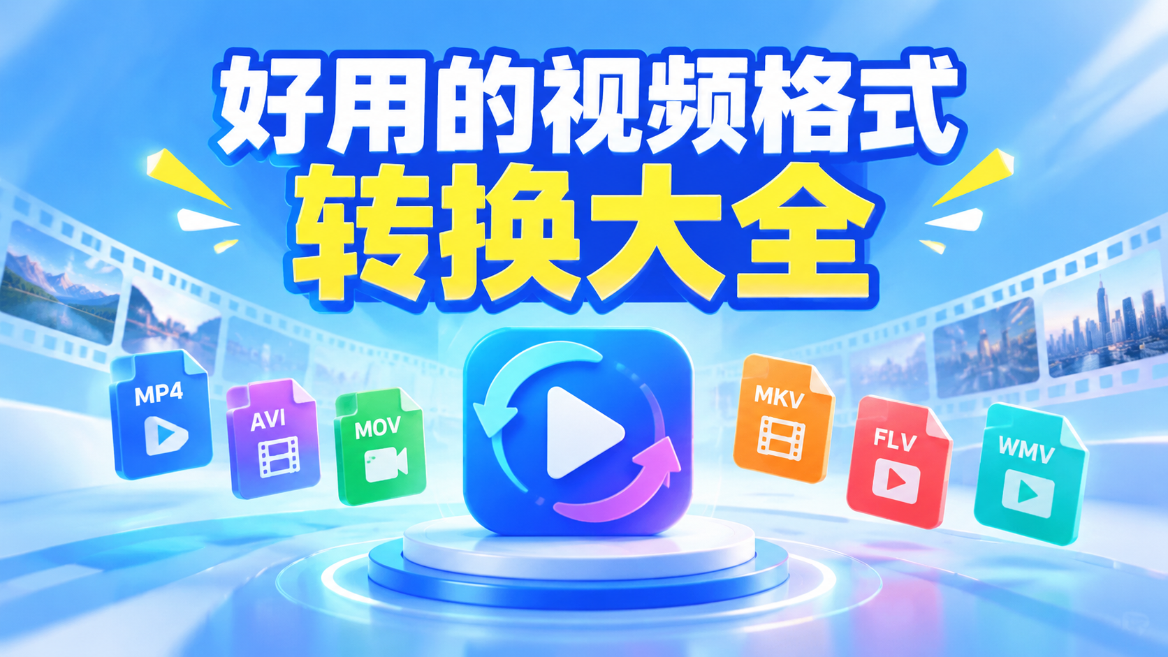 好用的视频格式转换大全