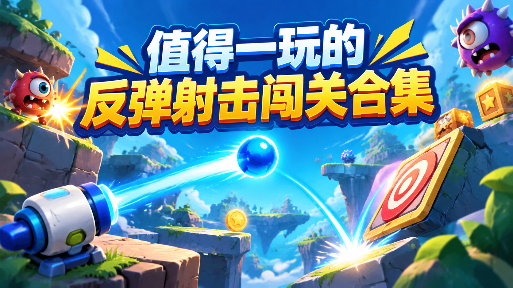 值得一玩的反弹射击闯关合集