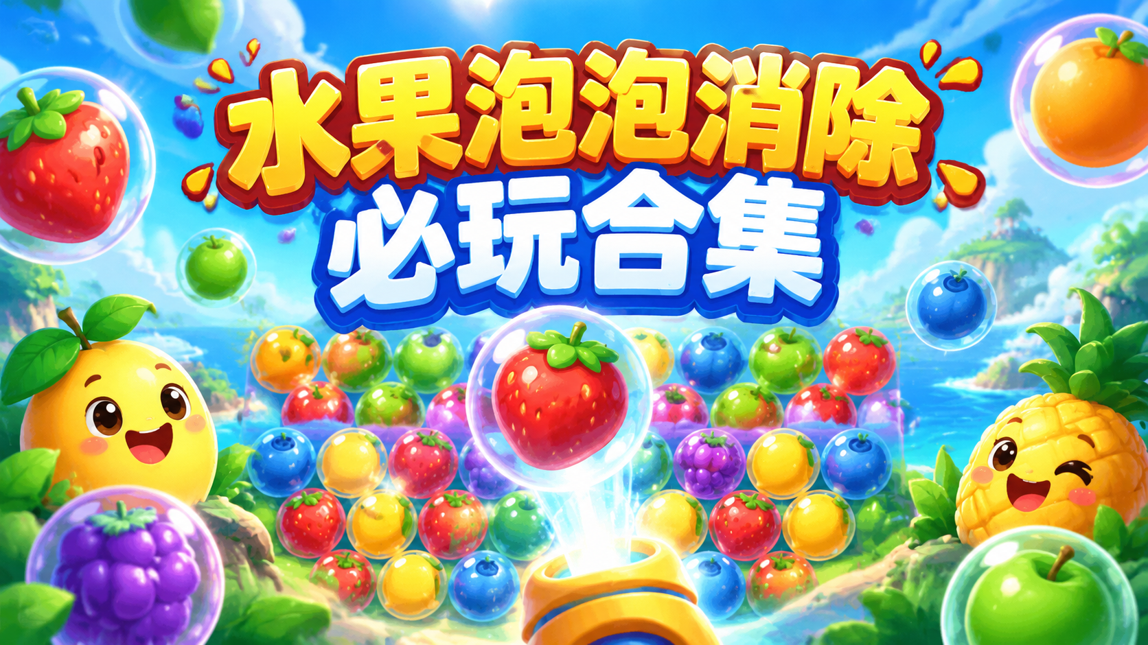 水果泡泡消除必玩合集