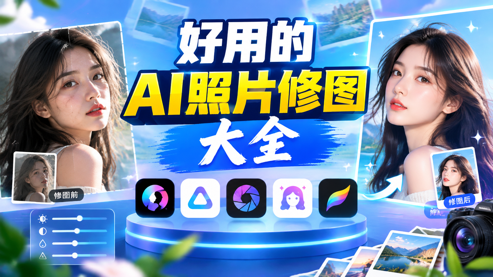好用的AI照片修图大全