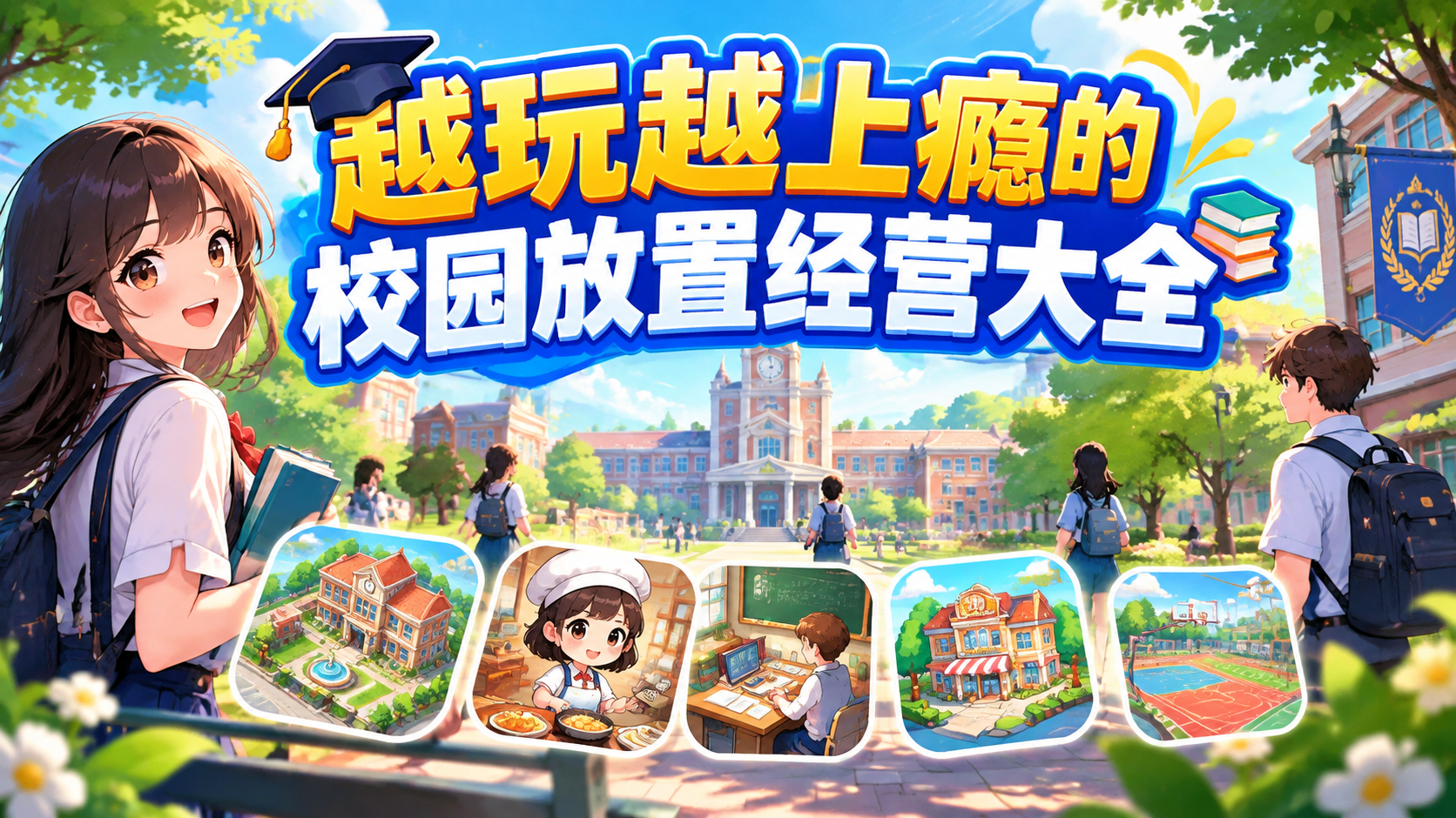 越玩越上瘾的校园放置经营大全