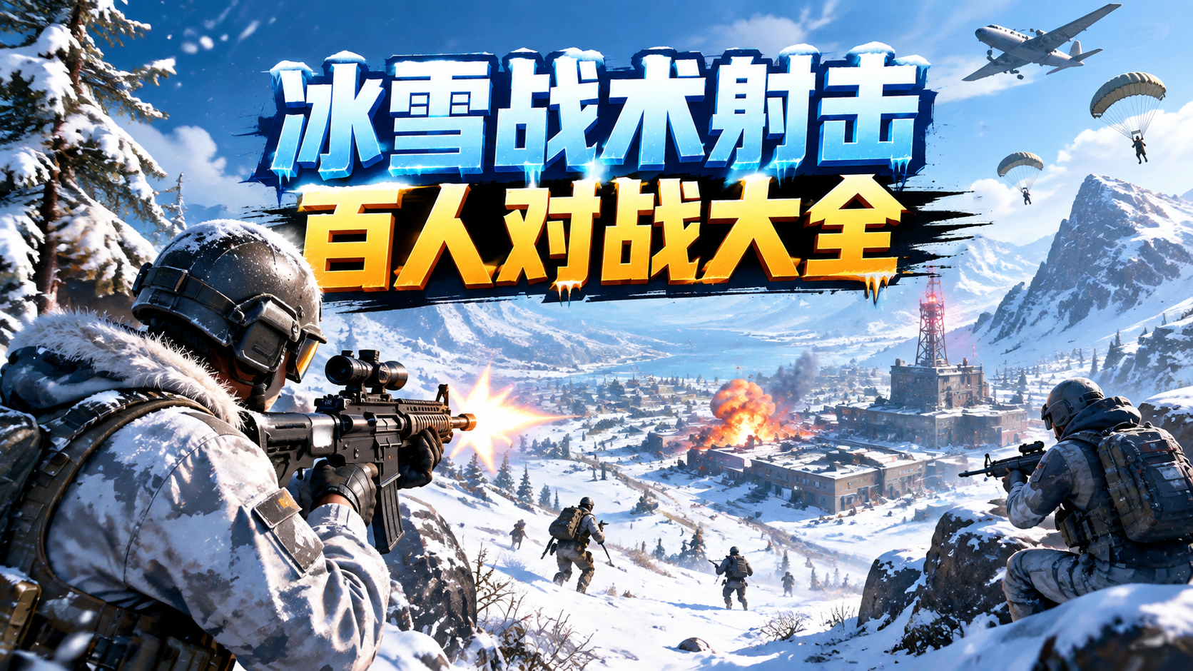 冰雪战术射击百人对战大全