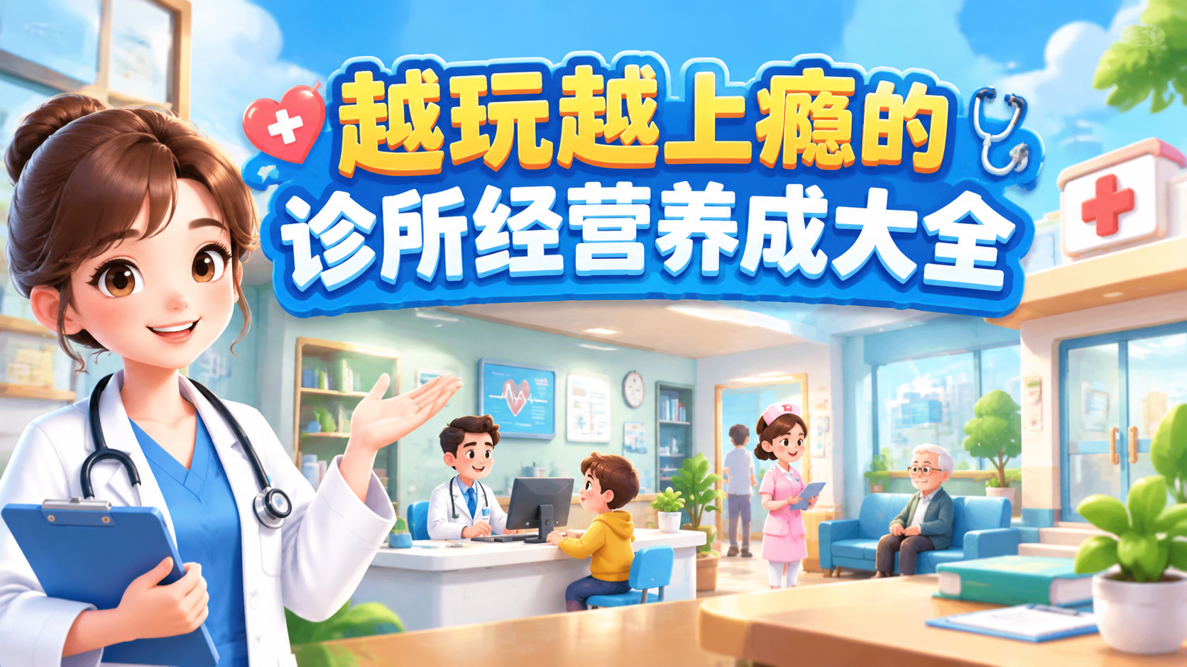 越玩越上瘾的诊所经营养成大全