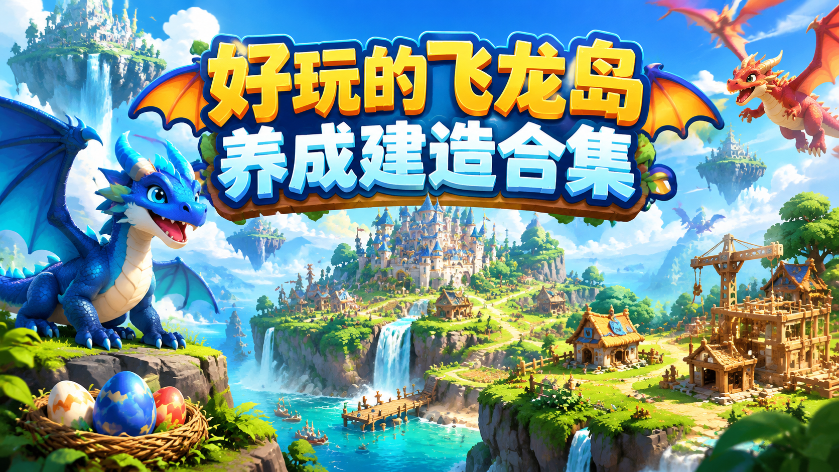 好玩的飞龙岛养成建造合集