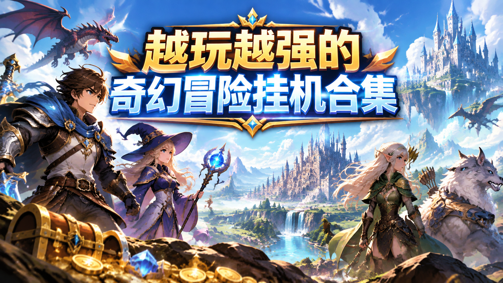 越玩越强的奇幻冒险挂机合集