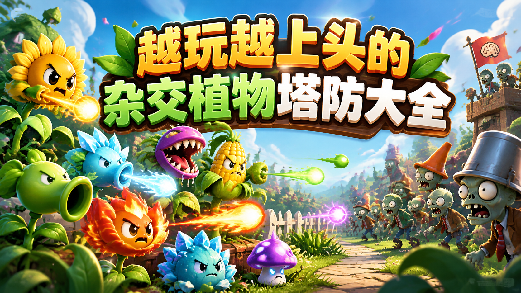 越玩越上头的杂交植物塔防大全