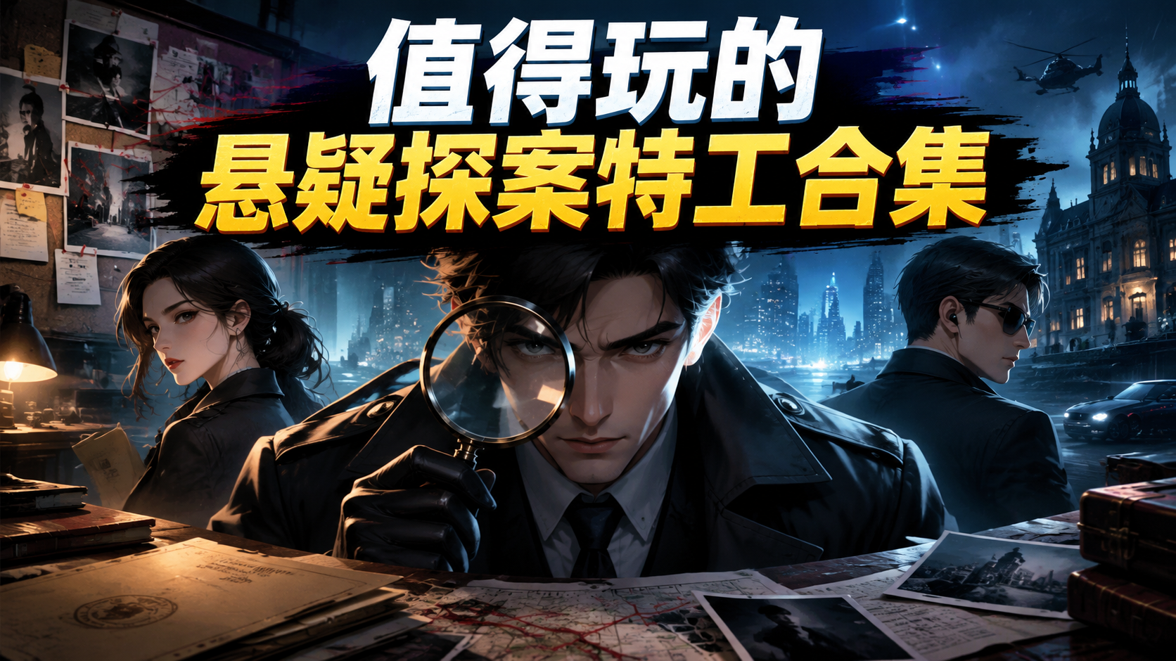 值得玩的悬疑探案特工合集